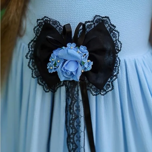 Dollcake A Thousand Words Frill Dress (Blue)
